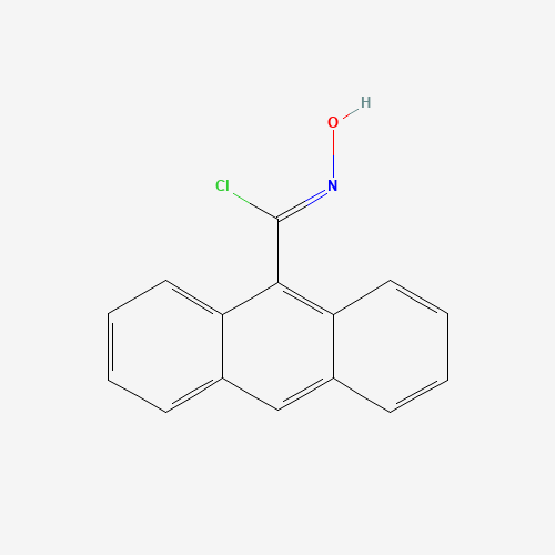 ALPHA-CHLORO-9-ANTHRALDOXIME (CAS: 113003-49-9) - Chemical Structure and Molecular Formula 
