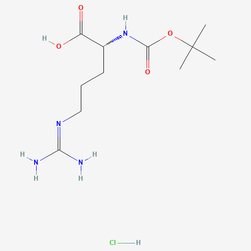 BOC-D-ARG-OH HCL H2O (CAS: 113712-06-4) - Chemical Structure and Molecular Formula 