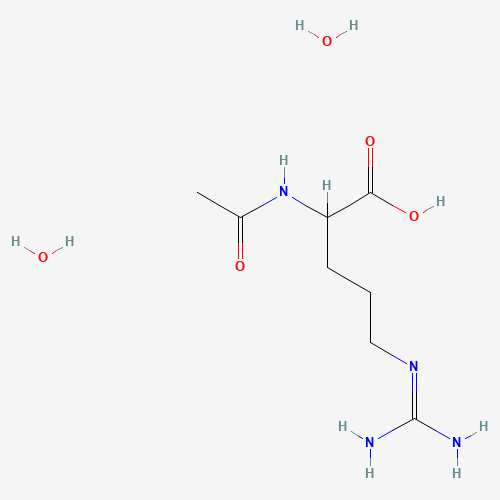 AC-DL-ARG-OH 2H2O (CAS: 114005-77-5) - Chemical Structure and Molecular Formula 