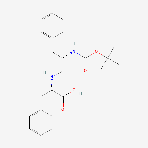 BOC-PHE-(R)-PHE-OH (CAS: 114290-82-3) - Chemical Structure and Molecular Formula 