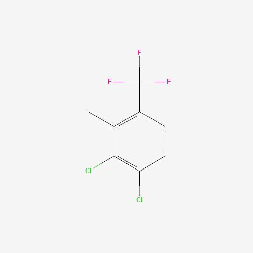 2,3-Dichloro-6-(trifluoromethyl)toluene (CAS: 115571-59-0) - Chemical Structure and Molecular Formula 
