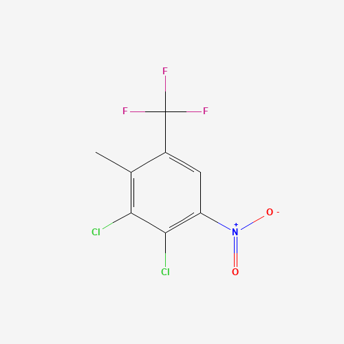 2,3-Dichloro-6-trifluoromethyl-4-nitrotoluene (CAS: 115571-68-1) - Chemical Structure and Molecular Formula 