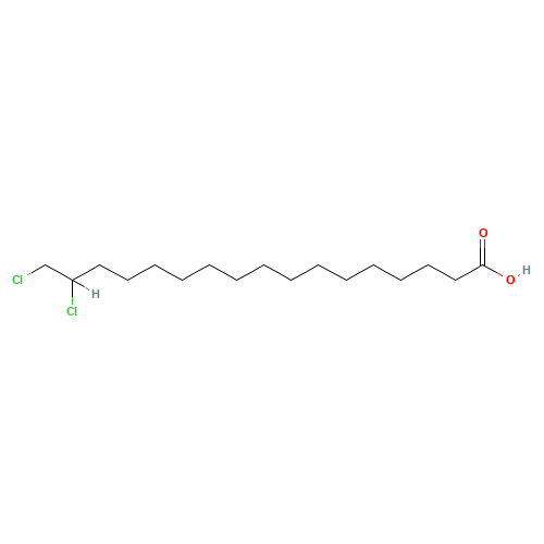 16,17-DICHLOROHEPTADECANOIC ACID (CAS: 116409-75-7) - Related Chemical Product