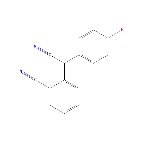 2-[CYANO(4-FLUOROPHENYL)METHYL]BENZENECARBONITRILE (CAS: 116617-31-3) - Related Chemical Product