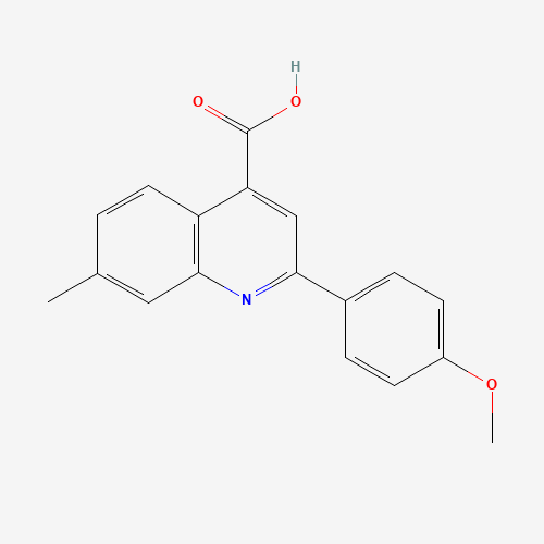 2-(4-METHOXYPHENYL)-7-METHYLQUINOLINE-4-CARBOXYLIC ACID (CAS: 116734-21-5) - Related Chemical Product
