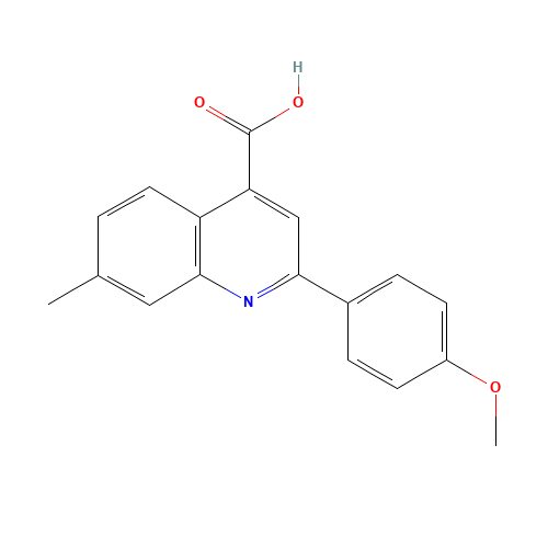 2-(4-METHOXYPHENYL)-7-METHYLQUINOLINE-4-CARBOXYLIC ACID (CAS: 116734-21-5) - Related Chemical Product
