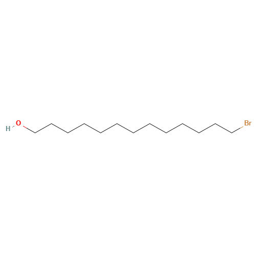 13-BROMO-1-TRIDECANOL (CAS: 116754-58-6) - Chemical Structure and Molecular Formula 