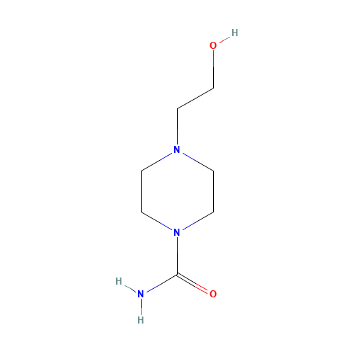 4-(2-HYDROXYETHYL)-PIPERAZINE-1-CARBOXYLIC ACID AMIDE (CAS: 116882-73-6) - Related Chemical Product