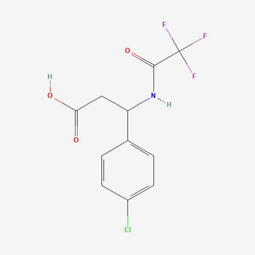3-(4-CHLOROPHENYL)-3-[(2,2,2-TRIFLUOROACETYL)AMINO]PROPANOIC ACID (CAS: 117291-25-5) - Related Chemical Product