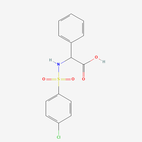 2-([(4-CHLOROPHENYL)SULFONYL]AMINO)-2-PHENYLACETIC ACID (CAS: 117309-47-4) - Related Chemical Product