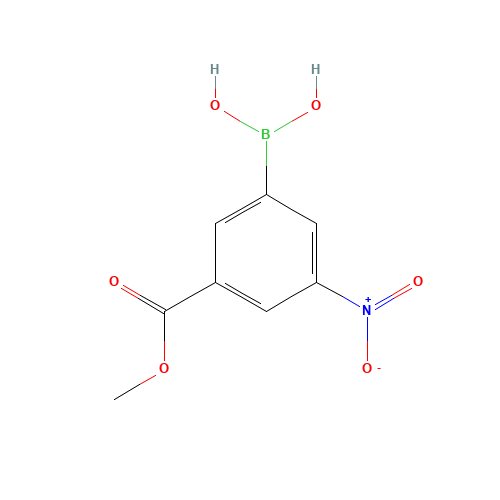 3-METHOXYCARBONYL-5-NITROPHENYLBORONIC ACID (CAS: 117342-20-8) - Related Chemical Product