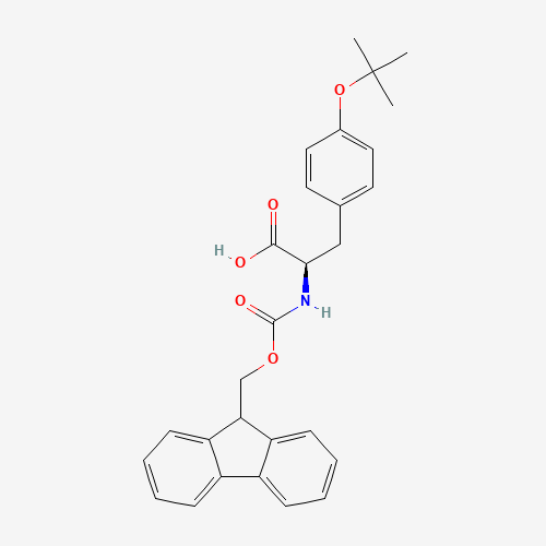 Fmoc-D-Tyr(tBu)-OH (CAS: 118488-18-9) - Chemical Structure and Molecular Formula 