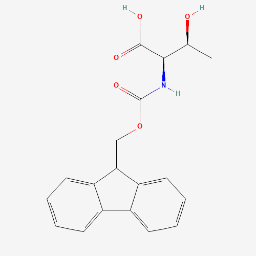 FMOC-D-THR-OH (CAS: 118609-38-4) - Chemical Structure and Molecular Formula 