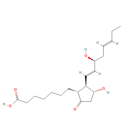 5,6-DIHYDRO PGE3 (CAS: 119008-22-9) - Chemical Structure and Molecular Formula 