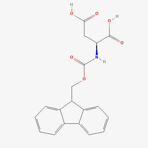 Fmoc-L-aspartic acid (CAS: 119062-05-4) - Chemical Structure and Molecular Formula 