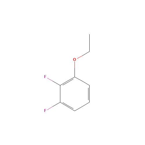 2,3-DIFLUOROETHOXYBENZENE (CAS: 121219-07-6) - Chemical Structure and Molecular Formula 
