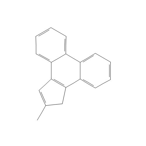 2-METHYLCYCLOPENTA[L]PHENANTHRENE (CAS: 121254-39-5) - Chemical Structure and Molecular Formula 