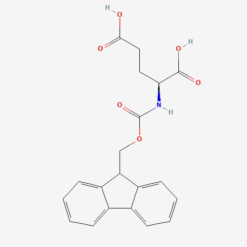 Fmoc-L-glutamic acid (CAS: 121343-82-6) - Chemical Structure and Molecular Formula 