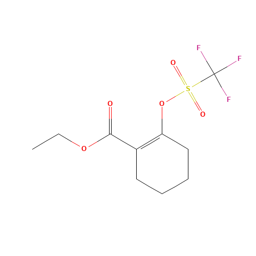 ETHYL 2-(TRIFLUOROMETHYL SULFONYLOXY)-1-CYCLOHEXENE-1-CARBOXYLATE (CAS: 122135-83-5) - Related Chemical Product