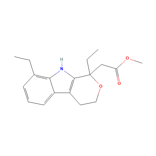 Etodolac methyl ester (CAS: 122188-02-7) - Chemical Structure and Molecular Formula 