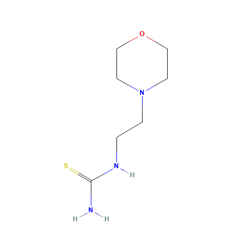 1-(2-MORPHOLINOETHYL)-2-THIOUREA (CAS: 122641-10-5) - Chemical Structure and Molecular Formula 
