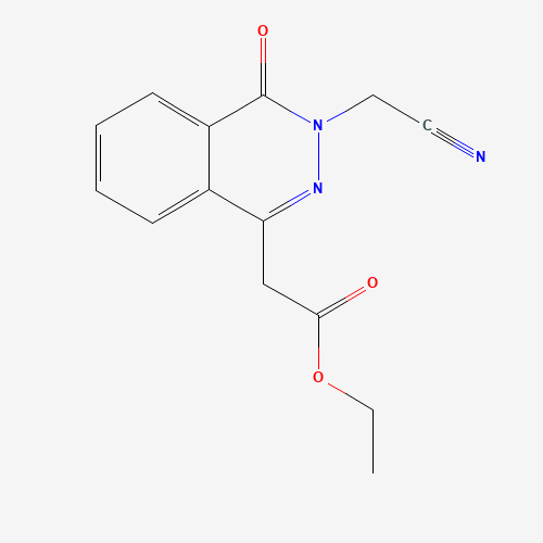 ETHYL 2-[3-(CYANOMETHYL)-4-OXO-3,4-DIHYDROPHTHALAZIN-1-YL]ACETATE (CAS: 122665-86-5) - Related Chemical Product