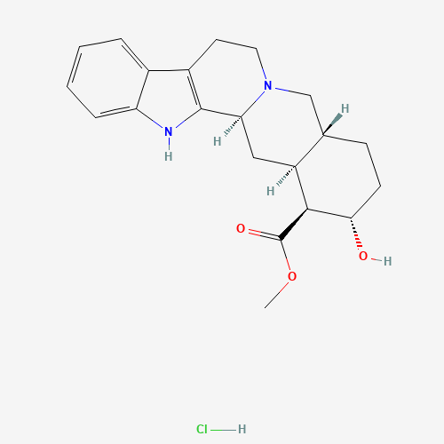 CORYNANTHINE HYDROCHLORIDE (CAS: 123333-62-0) - Chemical Structure and Molecular Formula 