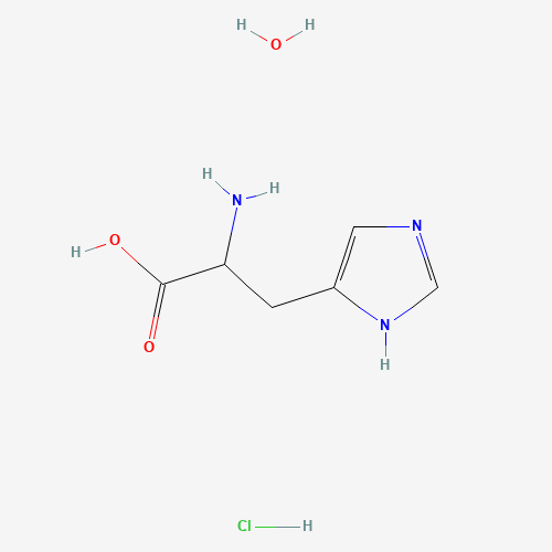DL-Histidine monohydrochloride monohydrate (CAS: 123333-71-1) - Chemical Structure and Molecular Formula 