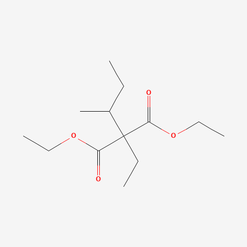DIETHYL SEC-BUTYLETHYLMALONATE (CAS: 123647-93-8) - Chemical Structure and Molecular Formula 