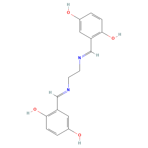 N,N-BIS(2,5-DIHYDROXYBENZYLIDENE)ETHYLENEDIAMINE (CAS: 124061-43-4) - Related Chemical Product