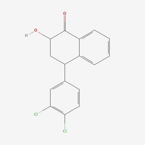 4-(3,4-Dichlorophenyl)-2-hydroxy-3,4-dihydro-2H-naphthalen-1-one (CAS: 124345-10-4) - Related Chemical Product