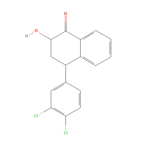 4-(3,4-Dichlorophenyl)-2-hydroxy-3,4-dihydro-2H-naphthalen-1-one (CAS: 124345-10-4) - Related Chemical Product