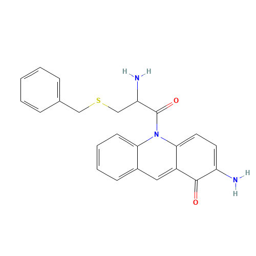 N-(S-BENZYL-L-CYSTEINYL)-2-AMINOACRIDONE (CAS: 124656-61-7) - Related Chemical Product