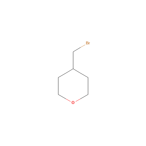 4-BROMOMETHYLTETRAHYDROPYRAN (CAS: 125552-89-8) - Chemical Structure and Molecular Formula 