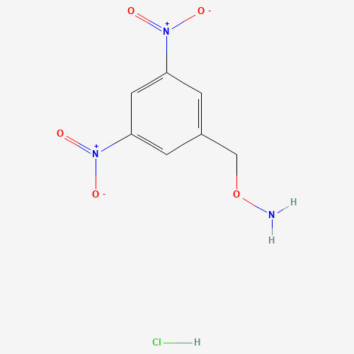 3,5-DINITROBENZYLOXYAMINE HYDROCHLORIDE (CAS: 127312-04-3) - Chemical Structure and Molecular Formula 