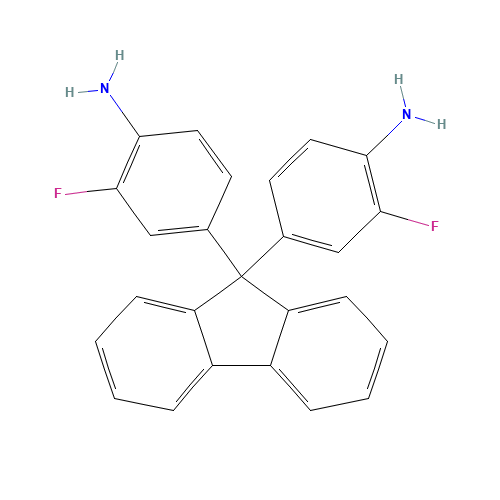 9,9-BIS(4-AMINO-3-FLUOROPHENYL)FLUORENE (CAS: 127926-65-2) - Related Chemical Product