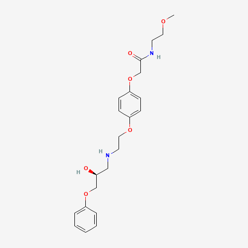 (S)-4-[2-HYDROXY-3-PHENOXYPROPYLAMINOETHOXY]-N-(2-METHOXYETHYL)PHENOXYACETAMIDE HYDROCHLORIDE (CAS: 129689-30-1) - Related Chemical Product
