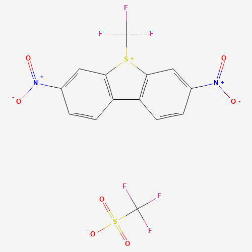 S-(TRIFLUOROMETHYL)-3,7-DINITRODIBENZOTHIOPHENIUM TRIFLUOROMETHANESULFONATE (CAS: 129922-37-8) - Related Chemical Product