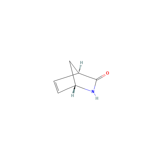 (1S,4R)-2-Aza-bicyclo[2.2.1]hept-5-en-3-one (CAS: 130931-83-8) - Chemical Structure and Molecular Formula 
