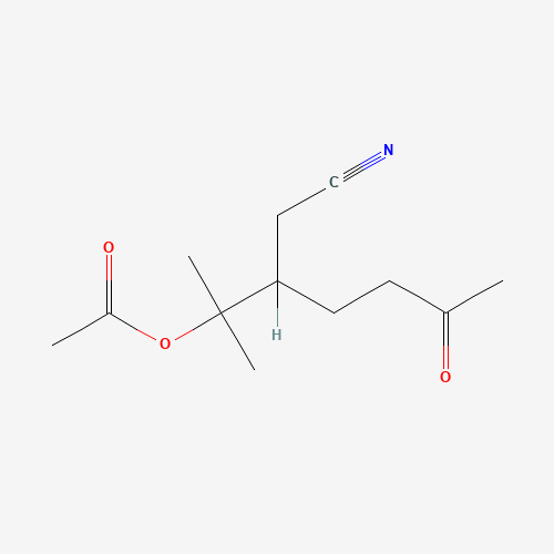 DL-3-(1-ACETOXY-1-METHYLETHYL)-6-OXOHEPTANENITRILE (CAS: 131447-89-7) - Related Chemical Product