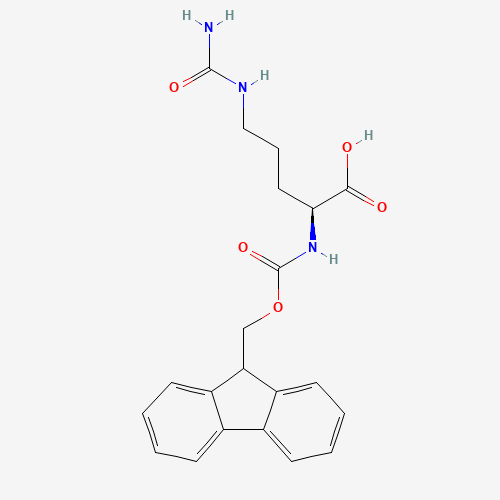 Fmoc-L-citrulline (CAS: 133174-15-9) - Chemical Structure and Molecular Formula 