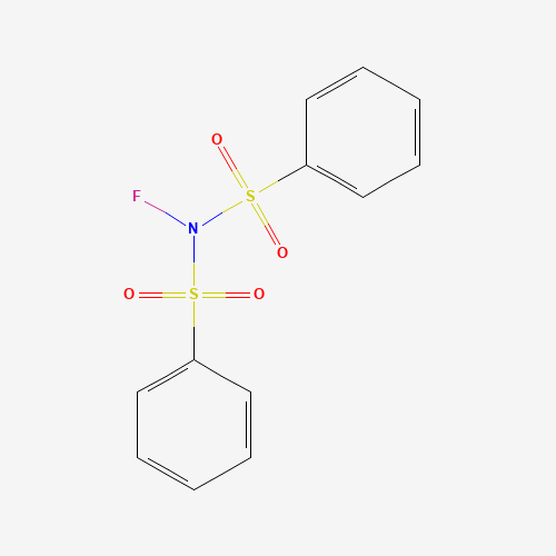 N-Fluorobenzenesulfonimide (CAS: 133745-75-2) - Chemical Structure and Molecular Formula 