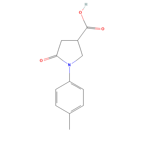 5-OXO-1-P-TOLYL-PYRROLIDINE-3-CARBOXYLIC ACID (CAS: 133747-57-6) - Related Chemical Product