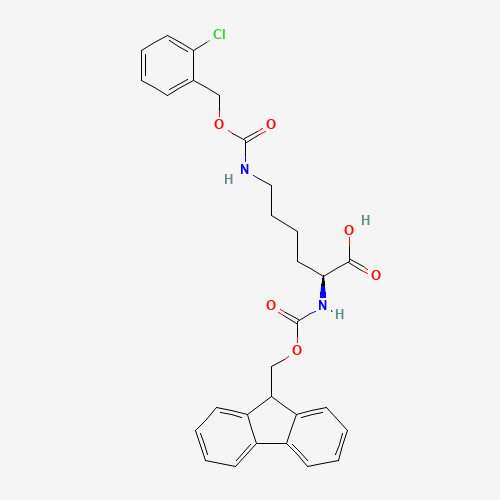 N-(9-Fluorenylmethyloxycarbonyl)-N'-(2-chlorobenzyloxycarbonyl)-L-lysine (CAS: 133970-31-7) - Related Chemical Product
