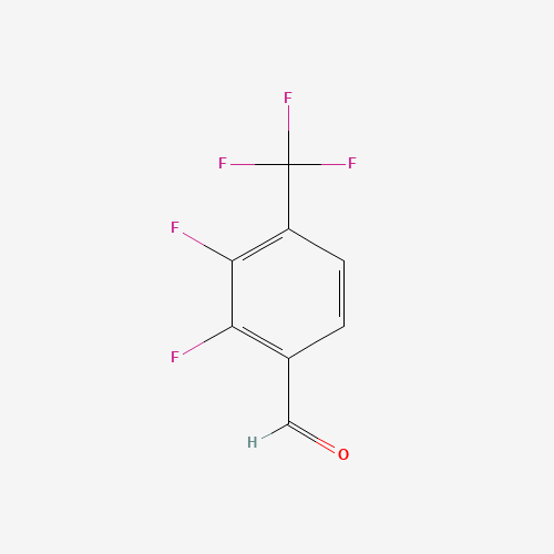 2,3-Difluoro-4-(trifluoromethyl)benzaldehyde (CAS: 134099-20-0) - Chemical Structure and Molecular Formula 