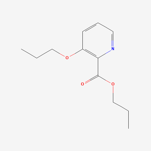 3-N-PROPOXYPICOLINIC ACID N-PROPYL ESTER (CAS: 134319-22-5) - Chemical Structure and Molecular Formula 