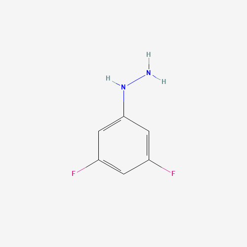 3,5-Difluorophenylhydrazine hydrochloride (CAS: 134993-88-7) - Chemical Structure and Molecular Formula 