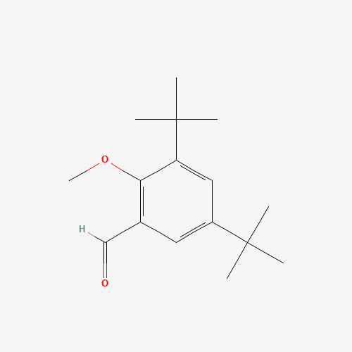 3,5-DI-TERT-BUTYL-2-METHOXYBENZALDEHYDE (CAS: 135546-15-5) - Chemical Structure and Molecular Formula 