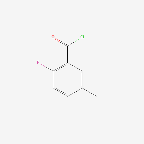 2-FLUORO-5-METHYLBENZOYL CHLORIDE (CAS: 135564-61-3) - Chemical Structure and Molecular Formula 