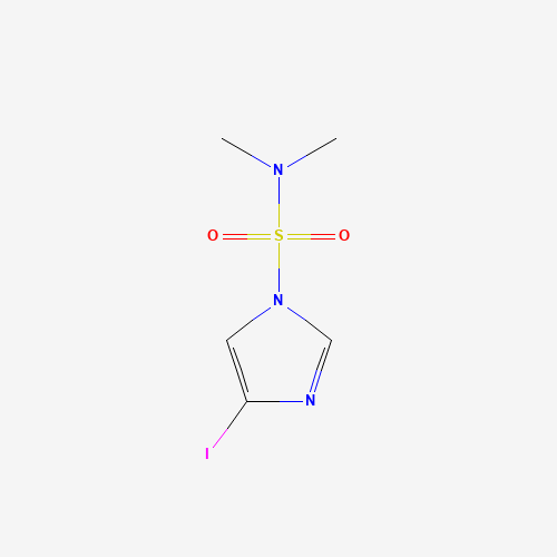 N,N-DIMETHYL 4-IODO-1H-IMIDAZOLE-1-SULFONAMIDE (CAS: 135773-25-0) - Chemical Structure and Molecular Formula 